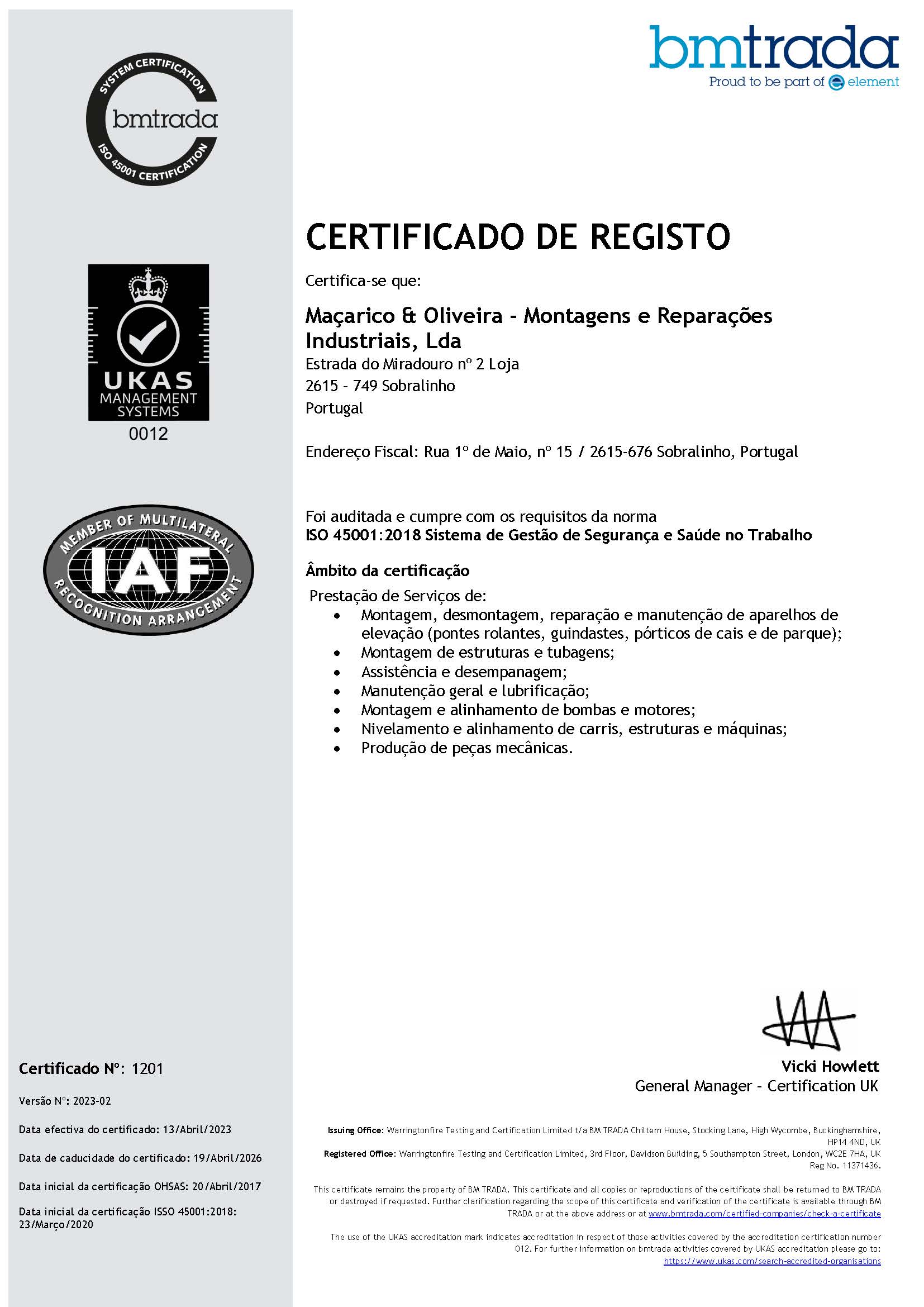 Certificado